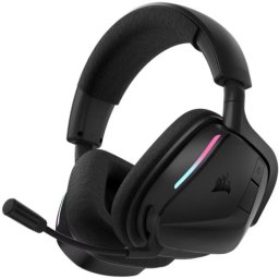 Auriculares Corsair VOID v2 MAX Wireless Gaming Inalámbricos USB-C y Bluetooth con Sonido 7.1 y Microfono Omnidireccional RGB Negro