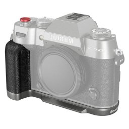 Empuñadura En Forma De L De Silicona Smallrig 4712 Para Fujifilm X-t50, Color Plata Carbón