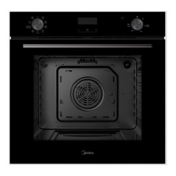 Horno Multifunción Midea 70L 60cm Negro con Conectividad y Grill con guías telescópicas