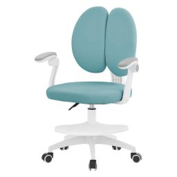 Silla Giratoria Infantil ML Design Doble Respaldo Petróleo Regulable