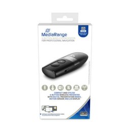 Presentador inalámbrico MediaRange MROS222 RF USB 15 m Negro Plata