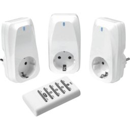 Enchufe inteligente Vivanco VVELSTRSCH4USWK Control remoto y 1150 W