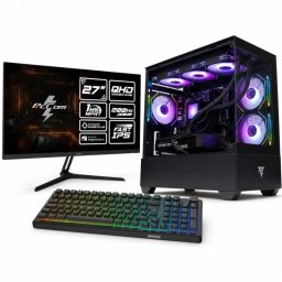 PcCom Imperial AMD Ryzen 7 5700X / 32GB / 1TB SSD / RTX 5070 / W11 + Teclado Gaming + Monitor 27