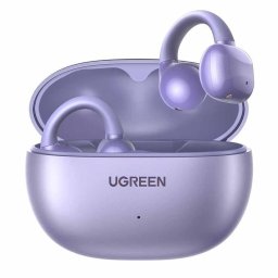 Auriculares Ugreen HiTune S3 inalámbricos Bluetooth 5.4 con reducción de ruido y resistencia IPX5 púrpura