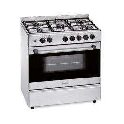 Cocina Gas Meireles M 801 X ST 102L 5 Quemadores Horno 102 L Acero Inoxidable