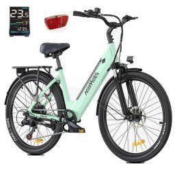 Bicicleta Eléctrica HillMiles MileCity 1 Upgrade 26" 36V 13Ah 250W 100 km
