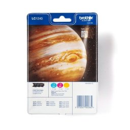 Pack de 3 cartuchos de tinta Brother original cian, magenta y amarillo