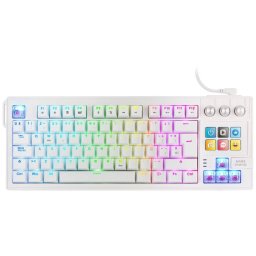 Mars Gaming MK-Master Teclado TKL Mecánico Smartdeck LCD Hot-Swap Español Blanco