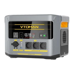 Estación de energía VTOMAN FlashSpeed2400 1.408 Wh 2.400 W 12 puertos LiFePO4 UPS