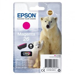 Cartucho de Tinta Original Epson 26 Magenta