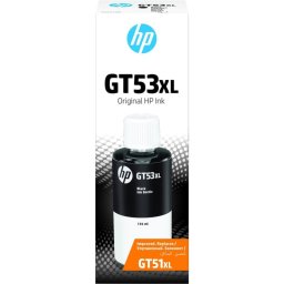 Botella de Tinta Original HP GT53XL Alto Rendimiento Negra