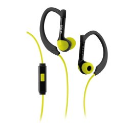 SBS Runway Sport Auriculares Deportivos Jack 3.5mm Negro/Amarillo