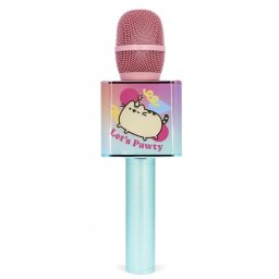 OTL Technologies Micrófono Karaoke Pusheen Inalámbrico con Altavoz para Cualquier Fuente de Sonido