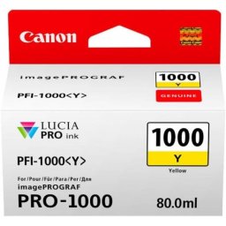Cartucho de Tinta Fotográfico Original Canon PFI-1000Y Amarillo
