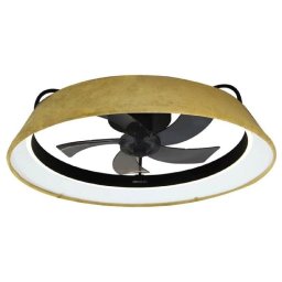 Ventilador de techo Cecotec EnergySilence Lampaero 600 luz LED mimbre control remoto