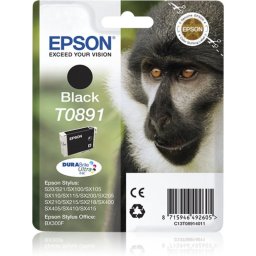 Cartucho de Tinta Original Epson Monkey T0891 Negro
