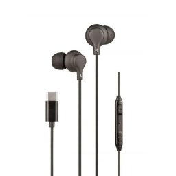 Auriculares Daewoo DW2015 con cable USB-C Micrófono y control volumen Negro
