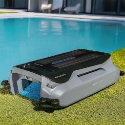 Robot limpiapiscinas Cecotec Conga Pooldroid AquaSkater Solar, 16h autonomía, sensores ultrasónicos, depósito XXL