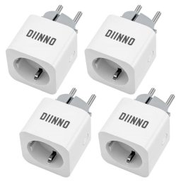 Enchufe Inteligente DIINNO 16A Wi-Fi Control por Voz y Estadísticas de consumo