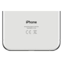 Tapa Trasera Iphone Xs Max Cristal Solo Blanco (fácil Instalación)(ce) Repuesto
