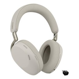 Auriculares inalámbricos Jabra Evolve3 85 Bluetooth para música y llamadas con control en auricular, color gris, diseño plegable