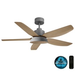 Ventilador de Techo con Luz Cecotec EnergySilence Aero 5460 Daisy 24W 117cm 6 Velocidades Motor DC Mando Temporizador Función Invierno