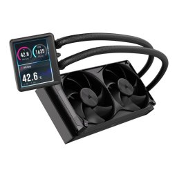 Refrigeración líquida Corsair NAUTILUS II 240 RS LCD 240mm 2 ventiladores negro
