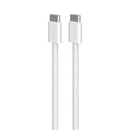 Cable USB-C a USB-C PURO 1,5 m USB 2.0 Power Delivery 60W Blanco