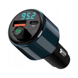Transmisor FM NAVITEL BHF05 MAX Bluetooth 5.3 USB-C 30 W y USB-A 18 W