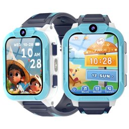 Reloj Inteligente Blackview Z40 Pro con GPS, Pantalla De 1,85", Azul, Resistente Al Agua (IP68) y Linterna LED de Seguridad
