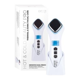 Dispositivo de cuidado facial Italian Design Hot and Cold Beauty Pro LED frío y calor