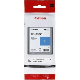 Cartucho de Tinta Original Canon PFI-030 Cian para imagePROGRAF TA-20 y TA-30