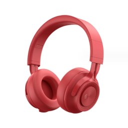 Kinsi P169 Auriculares Inalámbricos Deportivos de Diadema Rojos