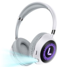 Kinsi K69 Auriculares Inalámbricos Bluetooth con Linterna Blancos