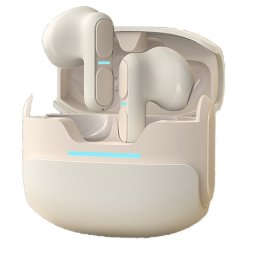 Kinsi TG11 Auriculares Inalámbricos con Cancelación de Ruido ENC Crema