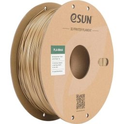 Filamento PLA eSUN PLA-Metal Oro 1,75 mm Brillo Metálico Fácil Impresión