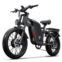 Bicicleta Eléctrica Tifgalop F7 Doble Motor 2000W 52V 24Ah 20" Neumáticos Anchos