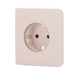 Tapa Ajax SideCover para enchufe inteligente OutletCore Tipo F marfil