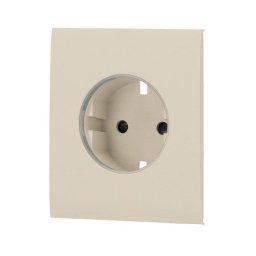 Tapa central Ajax Centercover beige para enchufe inteligente tipo F