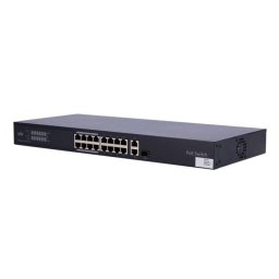 Conmutador Uniview NSW3000-16T1GT1GC-POE-IN L2 PoE 16 puertos Fast Ethernet
