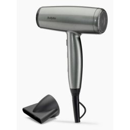 Secador de Pelo Iónico BaByliss D581E 2100W 3 Temperaturas 2 Velocidades Negro y Plata