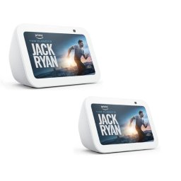 Amazon Echo Show 5 (3ª Generación) Pantalla Táctil Inteligente con Alexa Blanco 2 Unidades