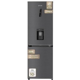 Frigorífico Combi Evvo F56DX Total No Frost 180cm 320L D Dark Inox Dispensador Agua