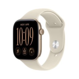 Apple Watch Series 12 GPS 46mm Caja de Aluminio Dorado Claro con Correa Deportiva Arena M/L