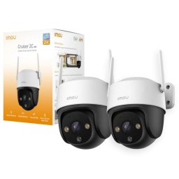 Imou Cruiser 2C Cámara WiFi de Vigilancia Exterior Giratoria 2K con IA Pack 2 Unidades
