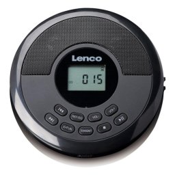 Reproductor de CD Lenco CD-340BK Bluetooth AUX DAB+/FM Portátil Negro