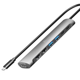 Hub j5Create USB-C de 7 puertos 5 Gbit/s