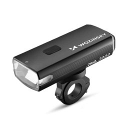 Luz delantera bicicleta Wozinsky 3000 lm LED 6 modos 10000 mAh IPX6 negro