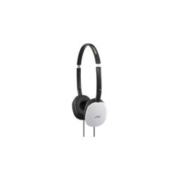 Auriculares JVC HA-S160 con cable jack 3,5 mm supraaurales plegables para música, color blanco