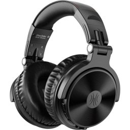 Auriculares OneOdio inalámbricos Bluetooth 5.2 con micrófono y cable 3,5 mm negros
